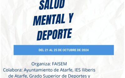 XIII SEMANA DE LA SALUD MENTAL Y EL DEPORTE